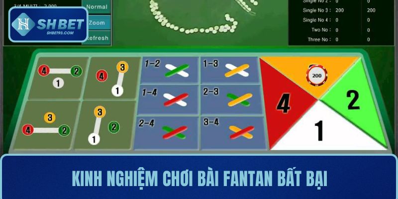 Bài Fantan Tại SHBET – Đơn Giản, Giải Trí, Thưởng Lớn 4 Kinh nghiệm chơi bài Fantan bất bại